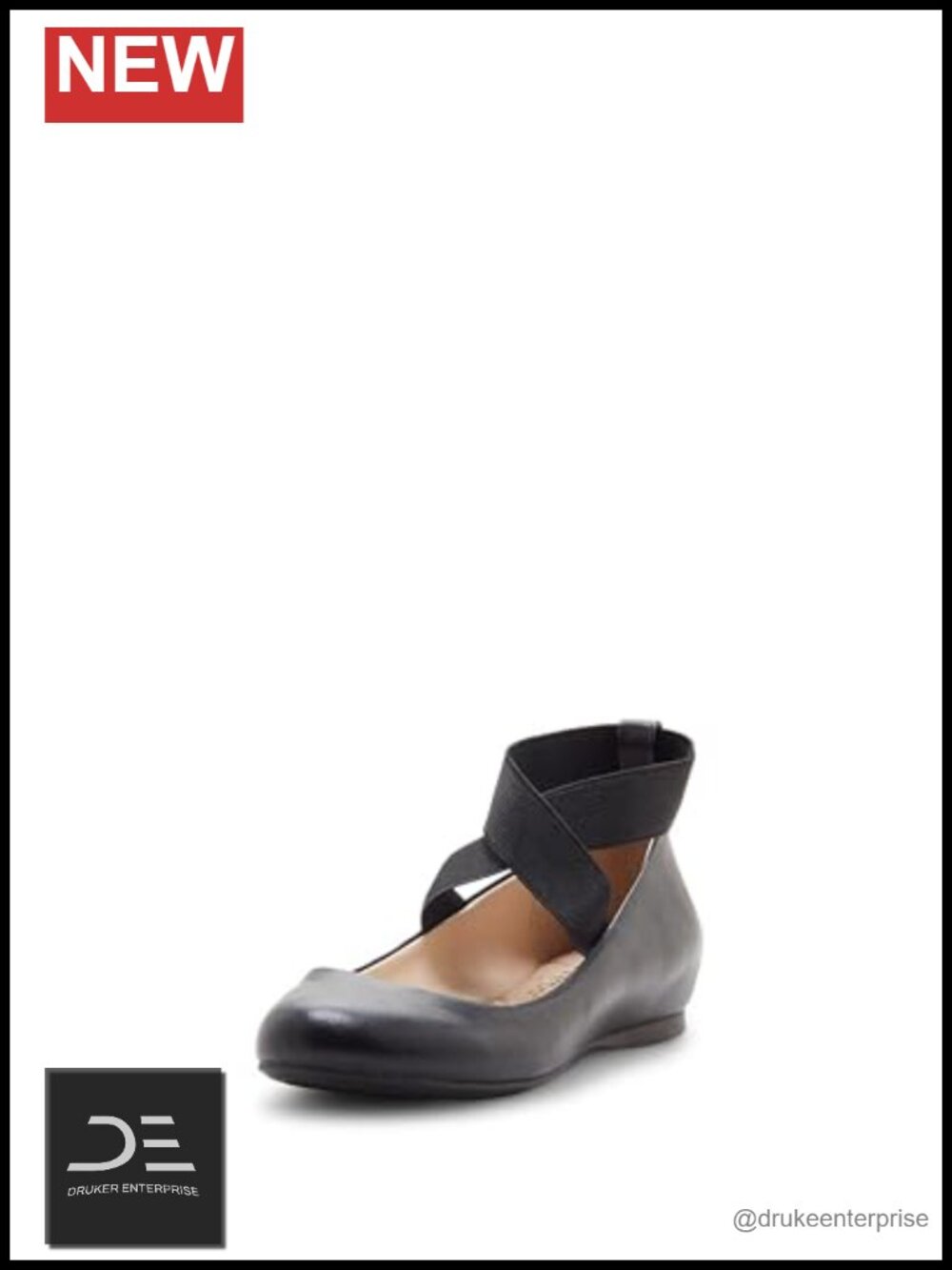 Women's Ballet Flats Shoes with Straps Memory Foam